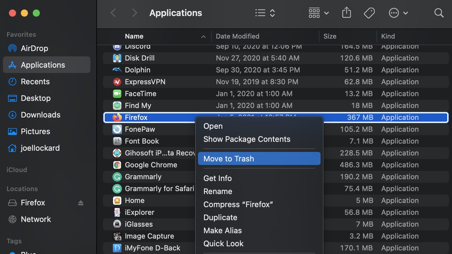 firefox for mac remove sidecubes